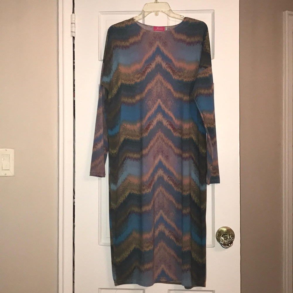 Oversized Comfortable Knee Length Dress